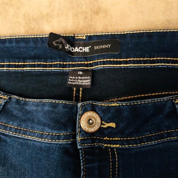 Jordache Skinny Dark WashJeans Size 16 - Picture 11 of 11